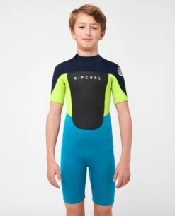 Rip Curl Omega 1/5mm Junior Boys Shorty Wetsuit 2023 - Navy