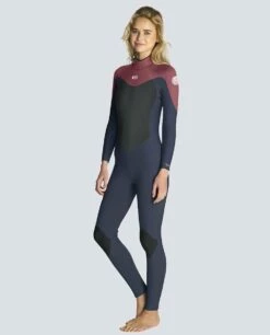 Rip Curl Omega 3/2mm Womens Wetsuit 2023 - Slate / Rose