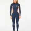 Rip Curl Womens Dawn Patrol Back Zip 4/3mm Wetsuit 2023 - Peach -Mystic Sale 115550 wsm9hs 0165 1