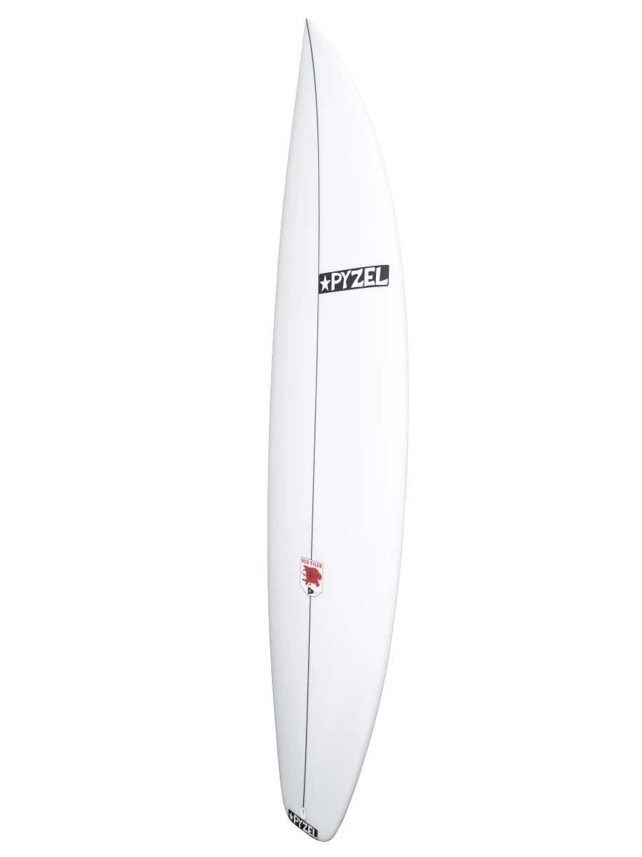 Pyzel Red Tiger High Performance Surfboard - White 4 Pyzel Red Tiger High Performance Surfboard - White - Image 2