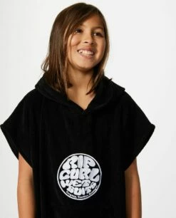 Rip Curl Icons Hooded Boys Poncho Towel - Back -Mystic Sale 116042 002bto 0090 1