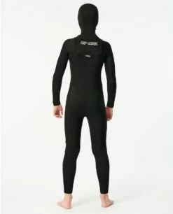 Rip Curl Junior Dawn Patrol 5/4mm Chest Zip Hooded Wetsuit 2024 - Black -Mystic Sale 119578 13kbfs 0090 3