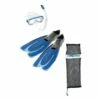 Cressi Agua Snorkel/Mask And Fins Combo - Blue -Mystic Sale 1366 cressi agua bag z