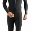Cressi Skin Man Monopiece 1mm Swimsuit - Black/Blue -Mystic Sale 1391 cressi skin man wetsuit 44yg z