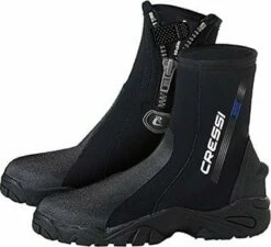 Cressi Korsor 6mm Rigid Sole Boots - Black