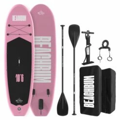 Beachbum New Dawn Complete SUP Package - Pink/White