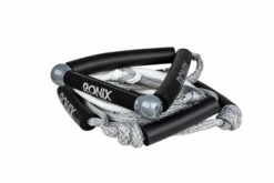 Ronix 25' Bungee Surf Rope - 10" Handle - Silver/White