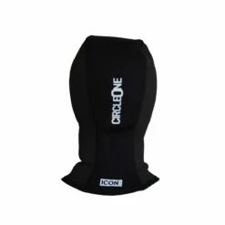 Circle One Icon 3mm Wetsuit Hood With Chin Cup - Black -Mystic Sale 2021 hood main back