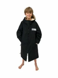 Beachbum Kids Brobe Changing Robe - Black