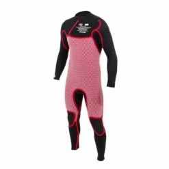 Ocean And Earth Double Black 4/3mm Chest Zip Wetsuit - Black -Mystic Sale 32 double black steamer inside 1 768x768 1