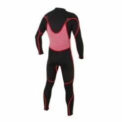 Ocean And Earth Double Black 4/3mm Chest Zip Wetsuit - Black -Mystic Sale 32 double black steamer inside back 1 768x768 1
