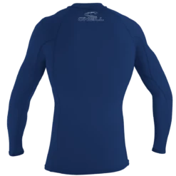 O'Neill Basic Skins Mens Long Sleeve Rash Vest - Navy -Mystic Sale 3342 016 b