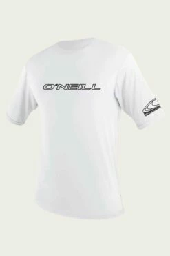 O'Neill Youth Basic Skins Short Sleeve Sun Shirt - White