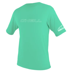 O'Neill Youth Basic Skins Short Sleeve Sun Shirt - Light Aqua