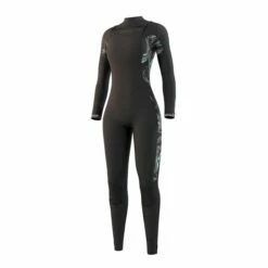 Mystic Dazzled Womens 5/3mm Front Zip Wetsuit 2023 - Black