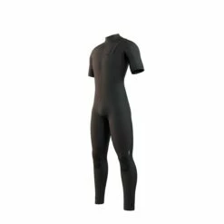 Mystic The One Short Arm 3/2mm Zip Free Wetsuit - Black