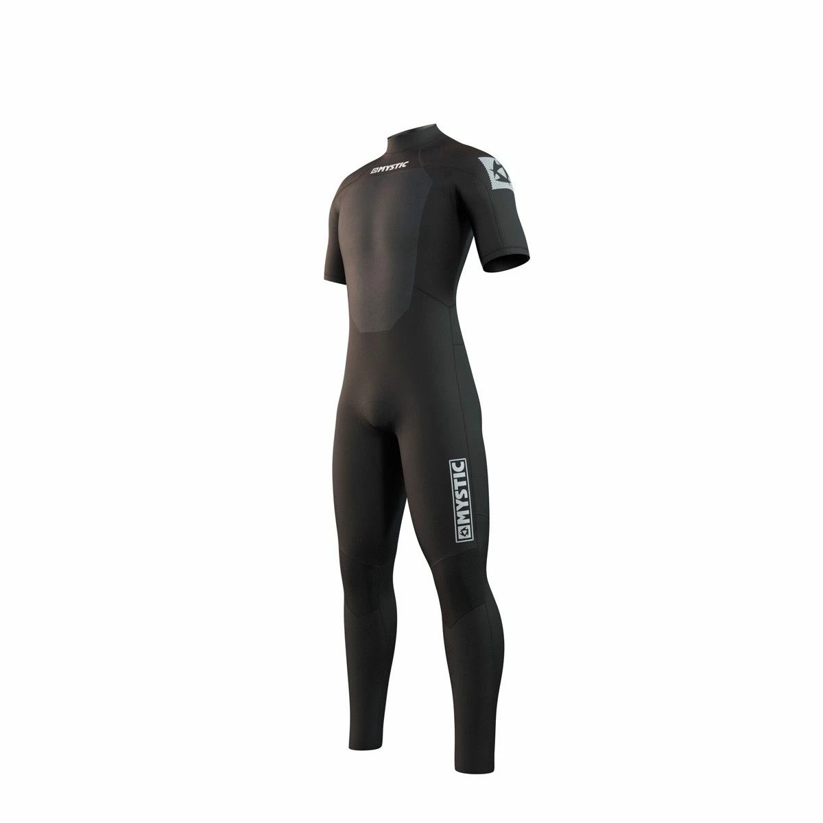 Mystic Brand 3/2mm Mens Short Arm Back Zip Wetsuit 2023 - Black 3 Mystic Brand 3/2mm Mens Short Arm Back Zip Wetsuit 2023 - Black