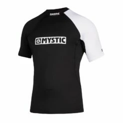 Mystic Event Mens Chest Logo Short Sleeve Rash Vest - Black -Mystic Sale 35001.160230 900 01 8