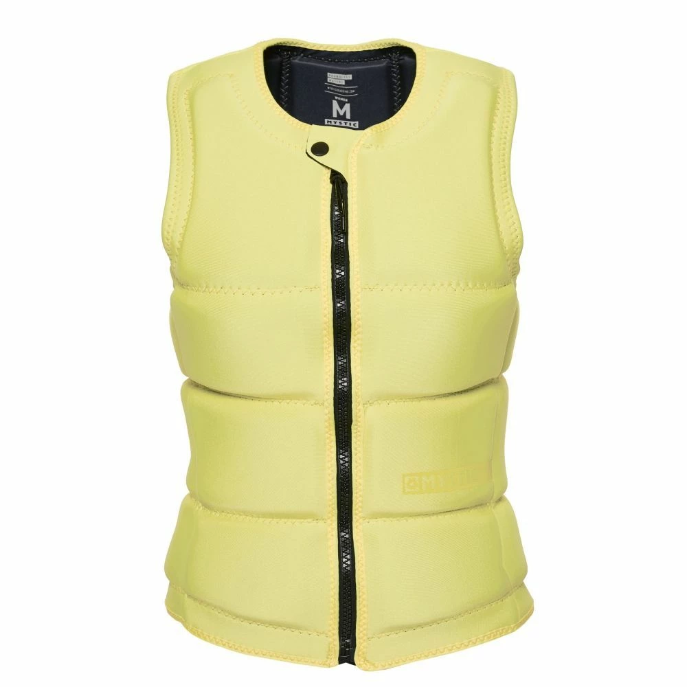 Mystic Star Womens Front Zip Impact Vest - Pastel Yellow 3 Mystic Star Womens Front Zip Impact Vest - Pastel Yellow