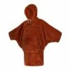 Mystic Teddy Womens Poncho - Rusty Red