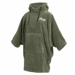 Mystic Teddy Womens Poncho - Olive