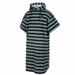 Mystic Poncho Velours AOP Change Towel - Grey