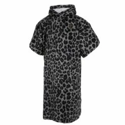 Mystic Velours AOP Mens Poncho - Black