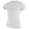 O'Neill Basic Skins Womens Sun Tee Shirt - White -Mystic Sale 3547 025 f