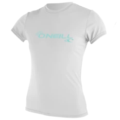 O'Neill Basic Skins Womens Sun Tee Shirt - White