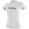 O'Neill Basic Skins Womens Short Sleeve Rash Vest - White -Mystic Sale 3548 025 p 1