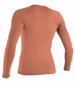 O'Neill Basic Skins Womens Long Sleeve Rash Vest - Light Grapefruit -Mystic Sale 3549 252 b