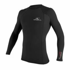 O'Neill Youth L/Sleeve Thermo X Thermal Rash Vest - Black