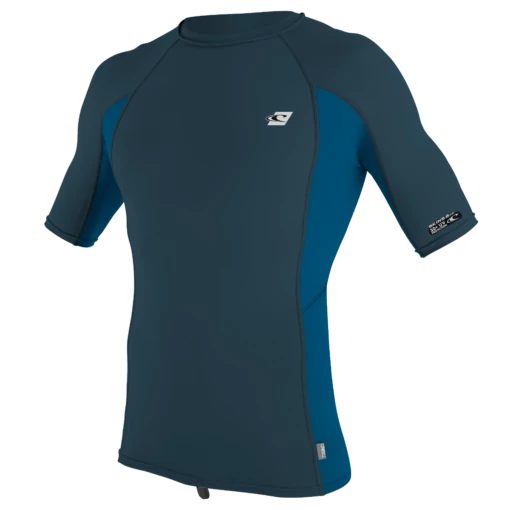 O'Neill Premium Skins Mens UV50+ Rash Guard - Cadet Blue/Ultra Blue -Mystic Sale 4169b hm5 p 1