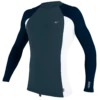 O'Neill Premium Skins Mens Long Sleeve UV50+ Rash Guard - Cadet Blue/White Abyss -Mystic Sale 4170b hm6 p 1