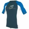O'Neill Premium Youth Skins Rash Guard - Cadet Blue/ White Ocean -Mystic Sale 4173 hm9 f