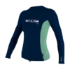 O'Neill Premium Skins Girls Long Sleeve Rash Guard - Abyss -Mystic Sale 4176 fp3 p 1
