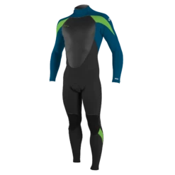 O'Neill Epic 4/3mm Back Zip Kids Wetsuit 2023 - Black / Ultra Blue