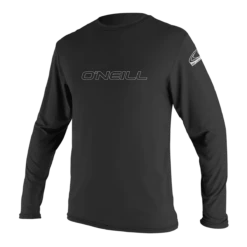 O'Neill Basic Skins Mens Long Sleeve Sun Shirt - Black