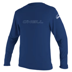 O'Neill Basic Skins Mens Long Sun Shirt - Navy