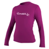 O'Neill Basic Skins Womens Long Sleeve Sun Shirt - Fox Pink 1 O'Neill Basic Skins Womens Long Sleeve Sun Shirt - Fox Pink -Mystic Sale 4340 173 high res