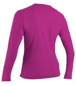 O'Neill Basic Skins Womens Long Sleeve Sun Shirt - Fox Pink -Mystic Sale 4340 173 b