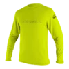 O'Neill Basic Skins Youth Long Sleeve Sun Shirt - Lime -Mystic Sale 4341 187 high res