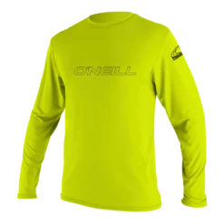 O'Neill Basic Skins Youth Long Sleeve Sun Shirt - Lime