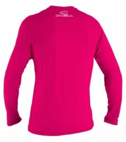 O'Neill Kids Pink Long Sleeve Rash Vest - Watermelon -Mystic Sale 4341 182 b web full