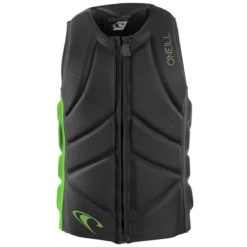 O'Neill Slasher Comp Youth Impact Vest - Graphite / Dayglo -Mystic Sale 4940beu au1 p 1