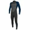 O'Neill Mens Reactor 2 3/2mm Back Zip Wetsuit 2024 - Abyss -Mystic Sale 5040 fa5 f web