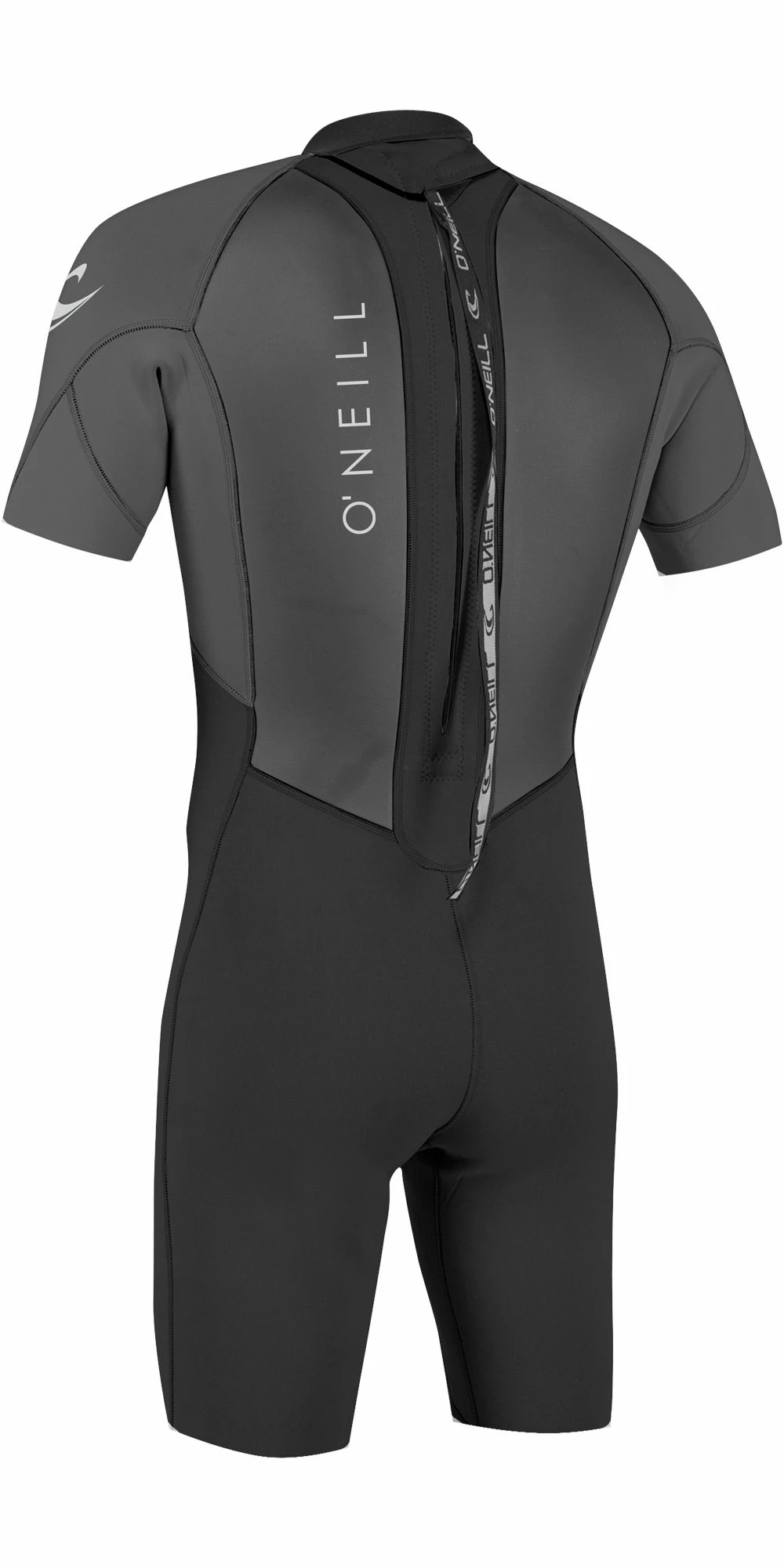 O'Neill Reactor 2 2mm Mens Shorty Wetsuit 2023 - Black / Graphite 4 O'Neill Reactor 2 2mm Mens Shorty Wetsuit 2023 - Black / Graphite - Image 2