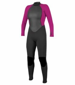 O'Neill Reactor 2 3/2mm Womens Wetsuit 2024 - Black / Berry