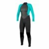 O'Neill Reactor II 3/2mm Ladies Wetsuit - Black / Light Aqua -Mystic Sale 5042 z94 f web 1