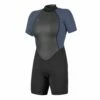 O'Neill Reactor 2 2mm Womens Shorty Wetsuit 2023 - Black / Mist -Mystic Sale 5043 ep7 f web
